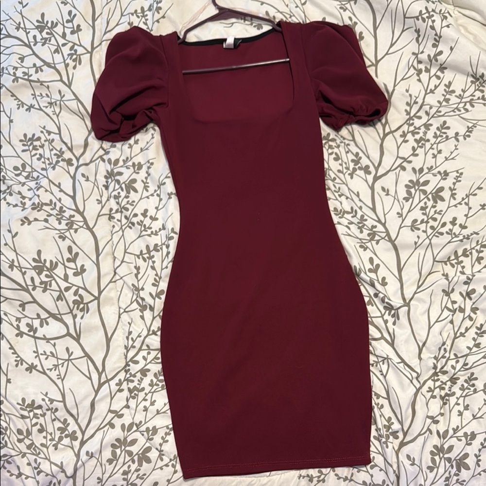Windsor Burgandy Mini Dress